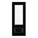 Sandringham Black Finish Bevelled Glazed Internal Door Internal Door Deanta 