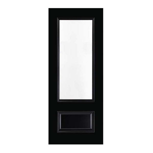 Sandringham Black Finish Bevelled Glazed Internal Door