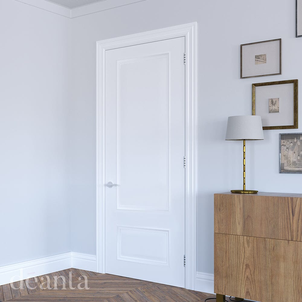 Sandringham White Primed Internal Door Internal Door Deanta 