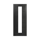 Seville Brushed Black Oak Glazed 1L FSC Internal Door Internal Door Deanta 