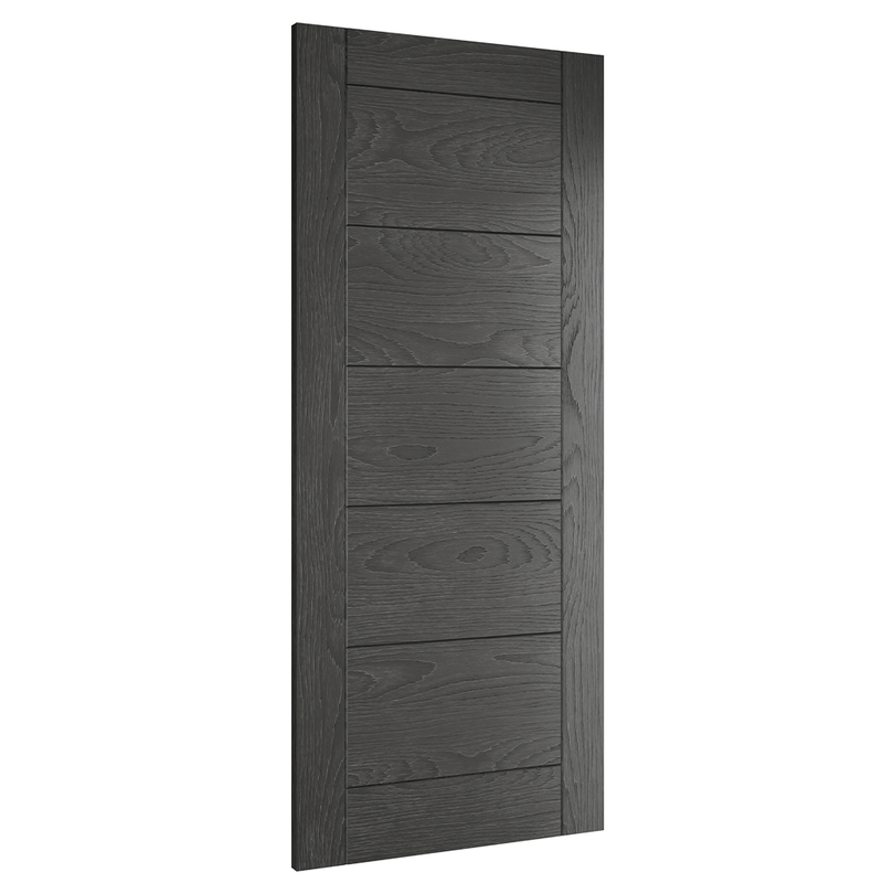 Seville Brushed Black Oak FD30 FSC Internal Fire Door