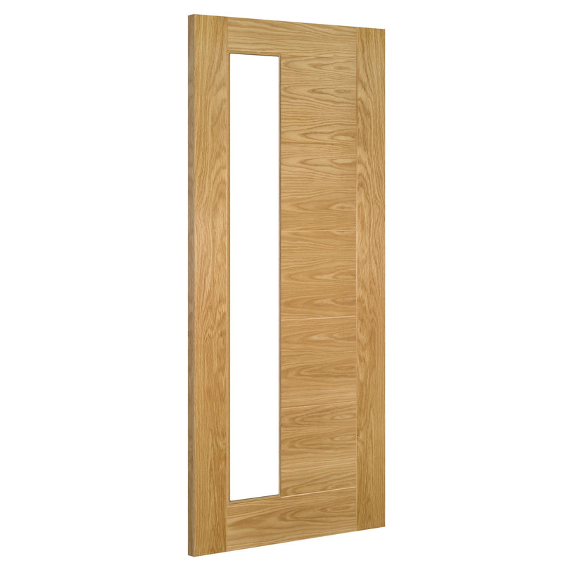 Seville Prefinished Oak 1SL Glazed FSC Internal Door