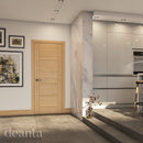 Seville Prefinished Oak FSC Internal Fire Door FD60 Internal Door Deanta 