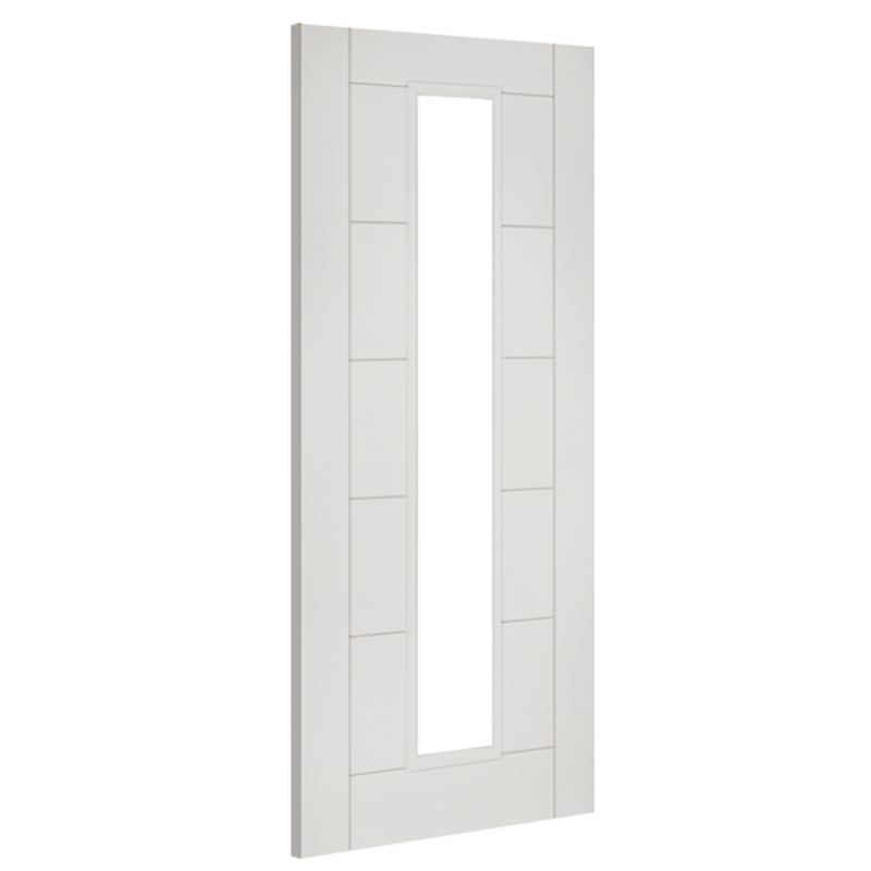 Seville White Primed Glazed 1L Internal Fire Door