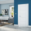 Seville White Primed FSC Internal Fire Door FD60 Internal Door Deanta 