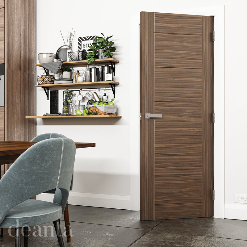 Seville Prefinished Walnut Internal Door