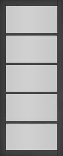 Shoreditch Black Primed Glazed Internal Door Internal Door Deanta 