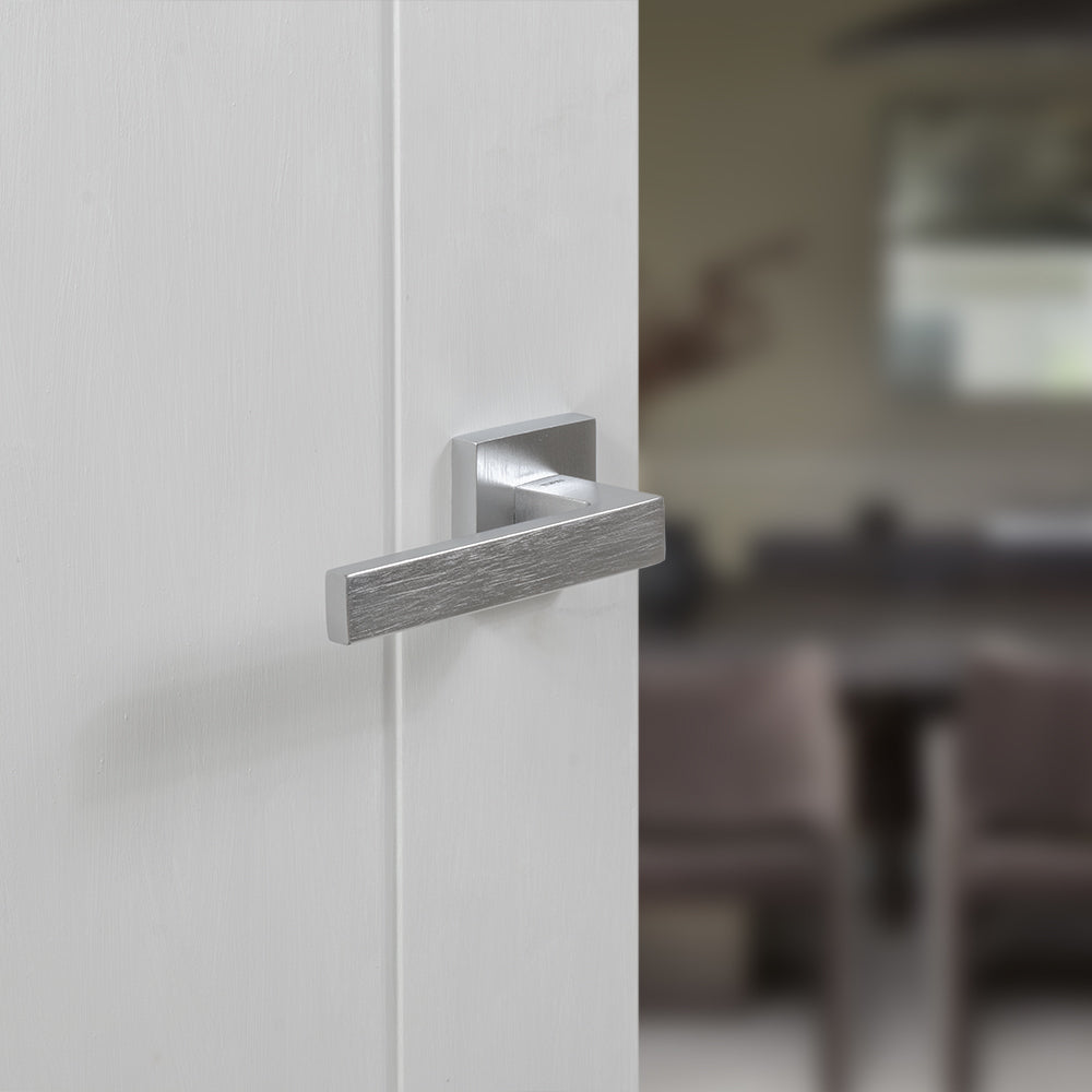 Tupai Rapido QuadraLine Rillo Designer Lever Square Rose