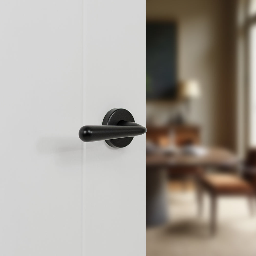 Tupai Rapido CurvaLine Adra Designer Lever Round Rose