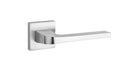 Tupai Rapido CurvaLine Valbona Designer Lever Square Rose (Latch & Hinges Included) Designer Lever Handle Atlantic Set Satin Chrome 