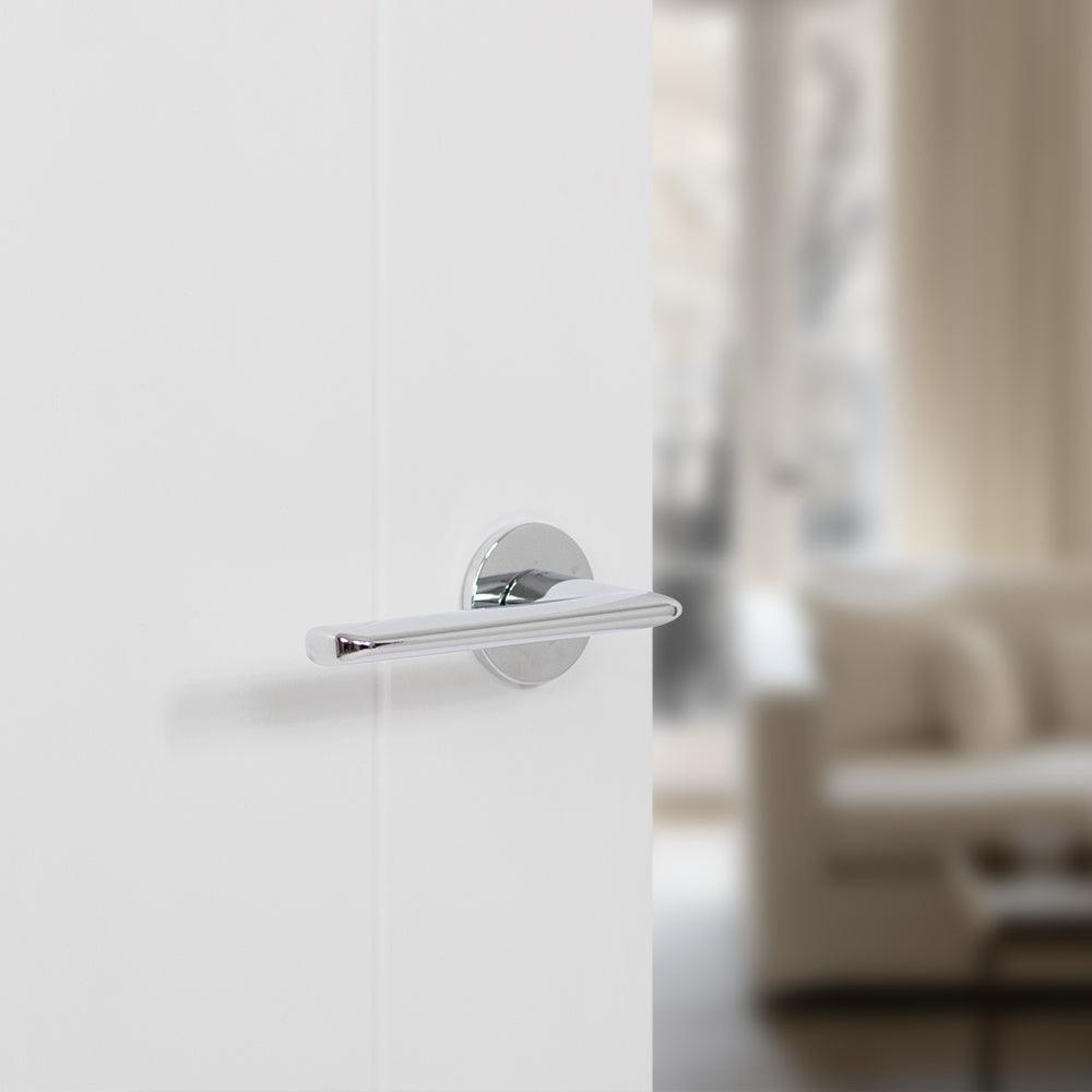 Tupai Rapido 5S Line Tavira Designer Lever 5mm Slimline Round Rose