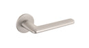 Tupai Rapido 5S Line Tavira Designer Lever 5mm Slimline Round Rose (Latch & Hinges Included) Designer Lever Handle Atlantic Set Pearl Nickel 
