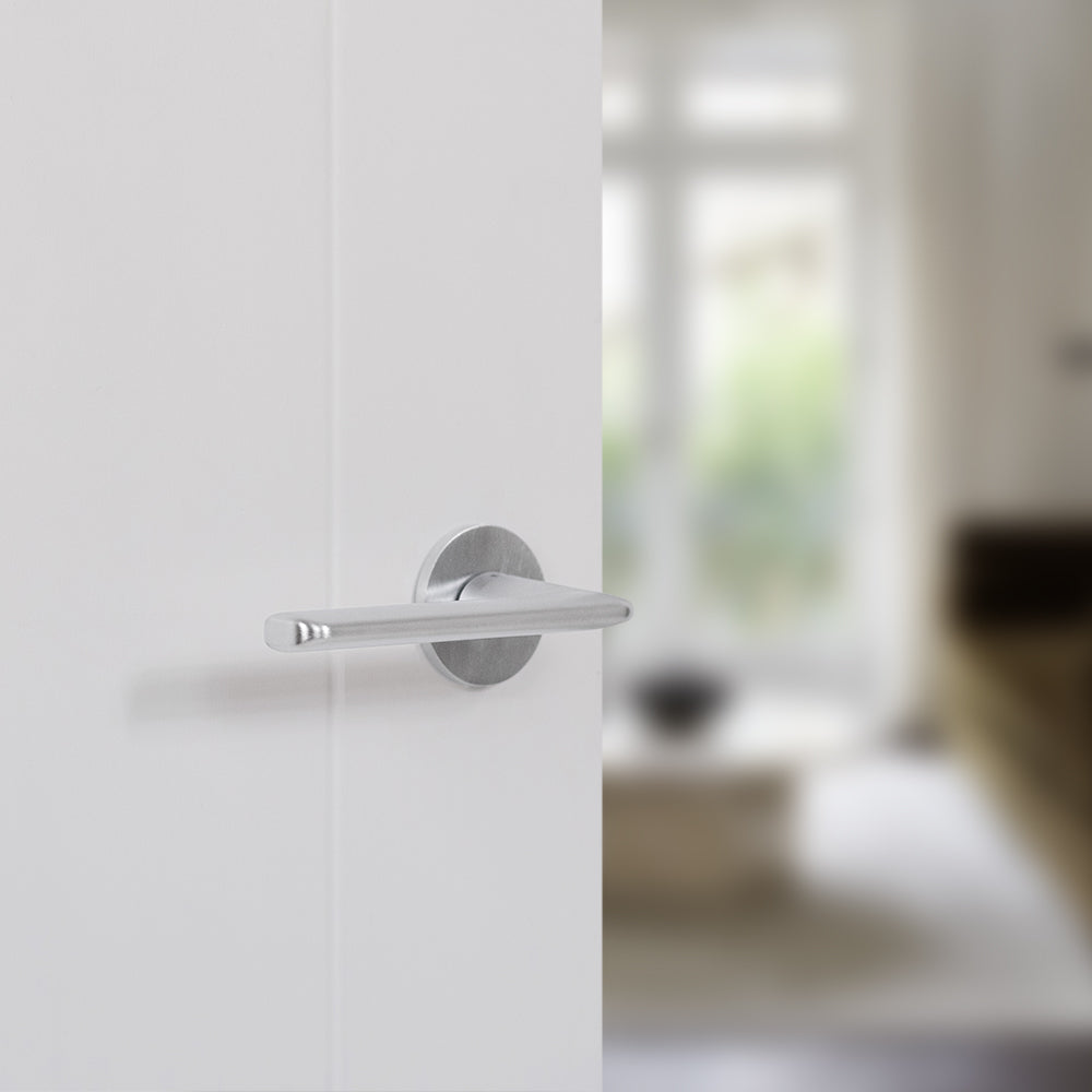 Tupai Rapido 5S Line Tavira Designer Lever 5mm Slimline Round Rose