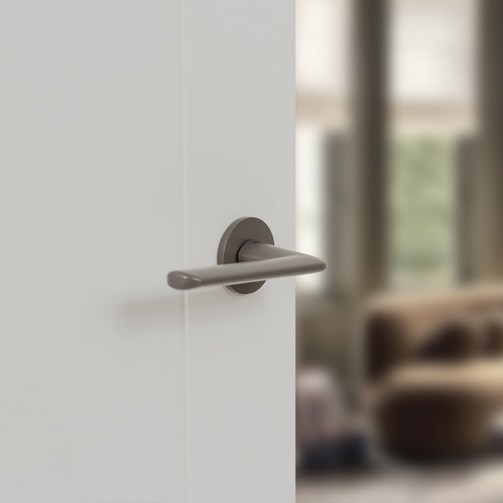 Tupai Rapido 5S Line Tavira Designer Lever 5mm Slimline Round Rose