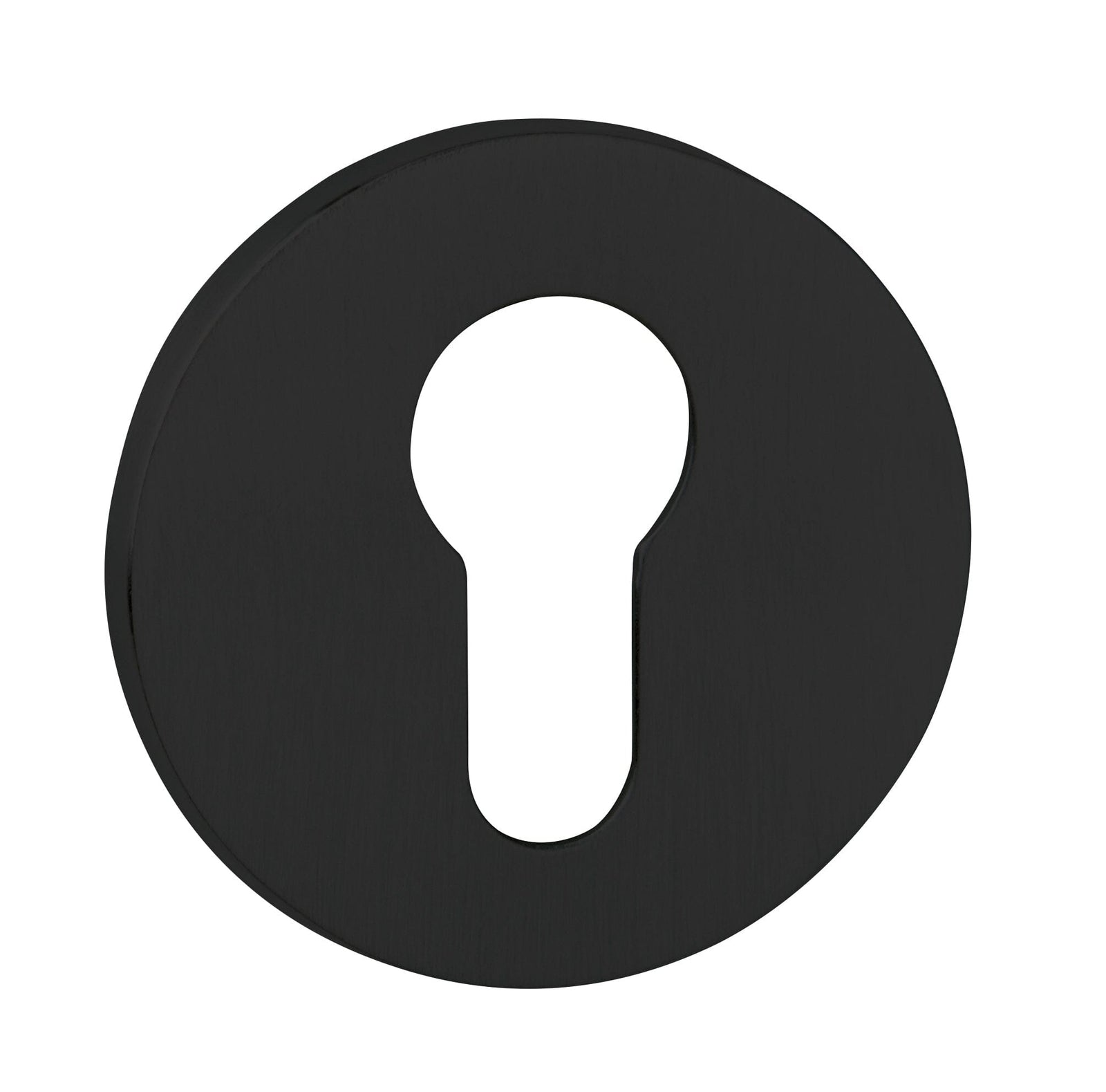 Tupai Rapido 5S Line Euro Escutcheon 5mm Slimline Round Rose in Pearl Black Escutcheon Atlantic 