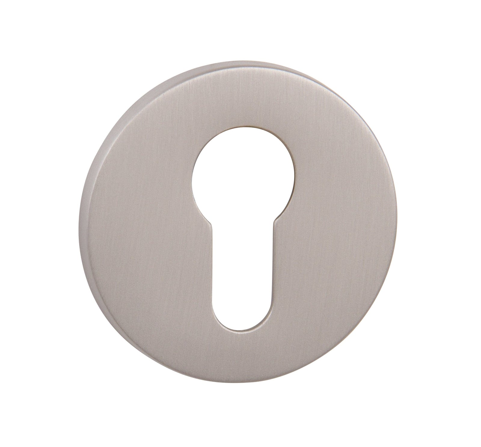 Tupai Rapido 5S Line Euro Escutcheon 5mm Slimline Round Rose Escutcheon Atlantic Pair Pearl Nickel 