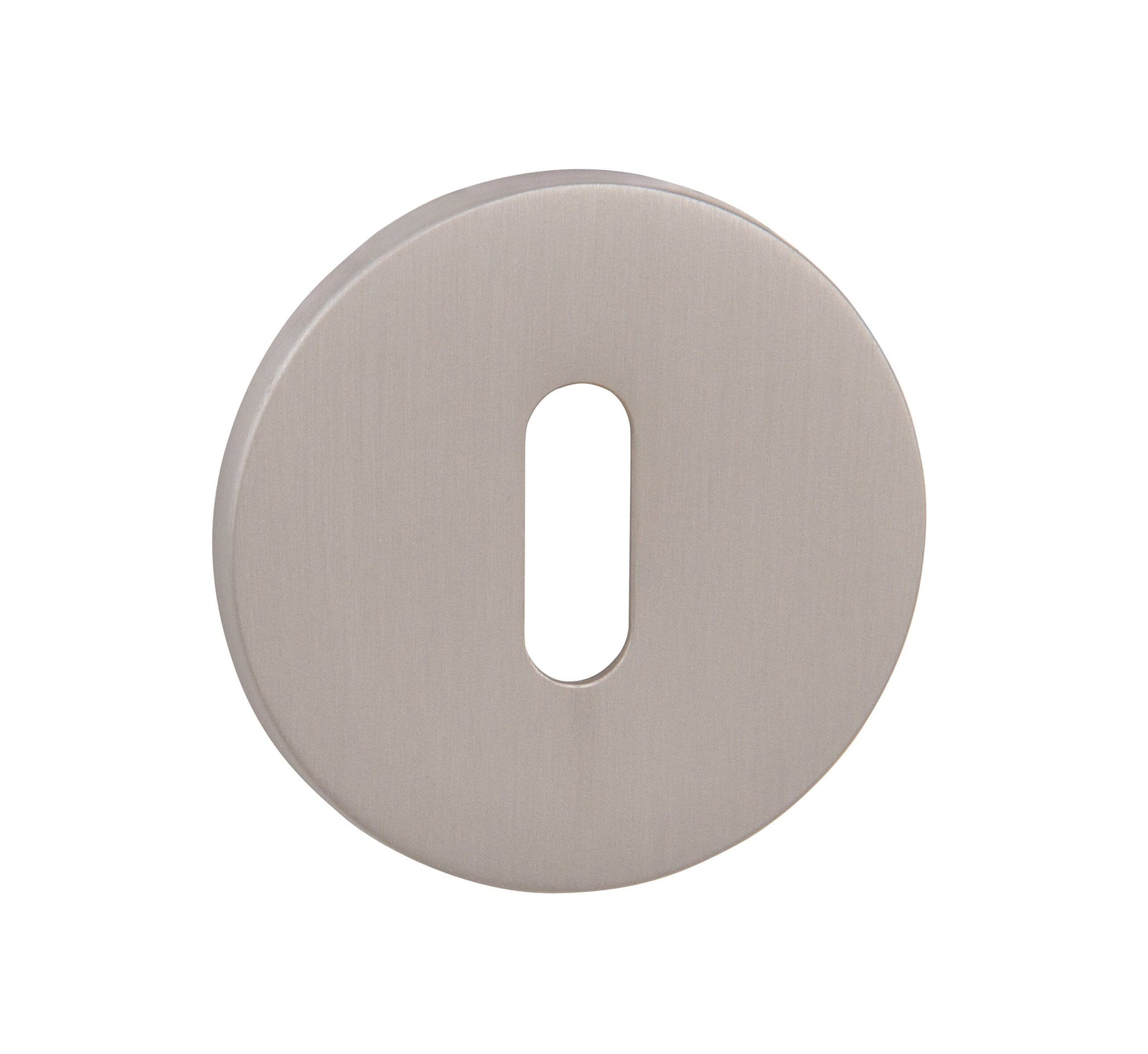 Tupai Rapido 5S Line Key Escutcheon 5mm Slimline Round Rose Escutcheon Atlantic Pair Pearl Nickel 
