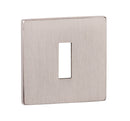 Tupai Rapido 5S Line Key Escutcheon 5mm Slimline Square Rose Escutcheon Atlantic 