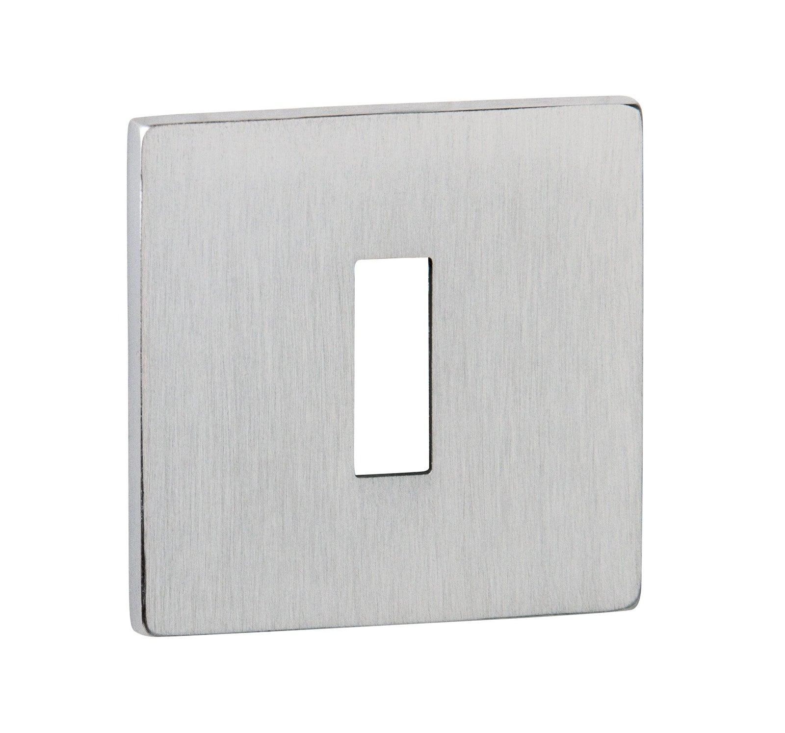 Tupai Rapido 5S Line Key Escutcheon 5mm Slimline Square Rose Escutcheon Atlantic 