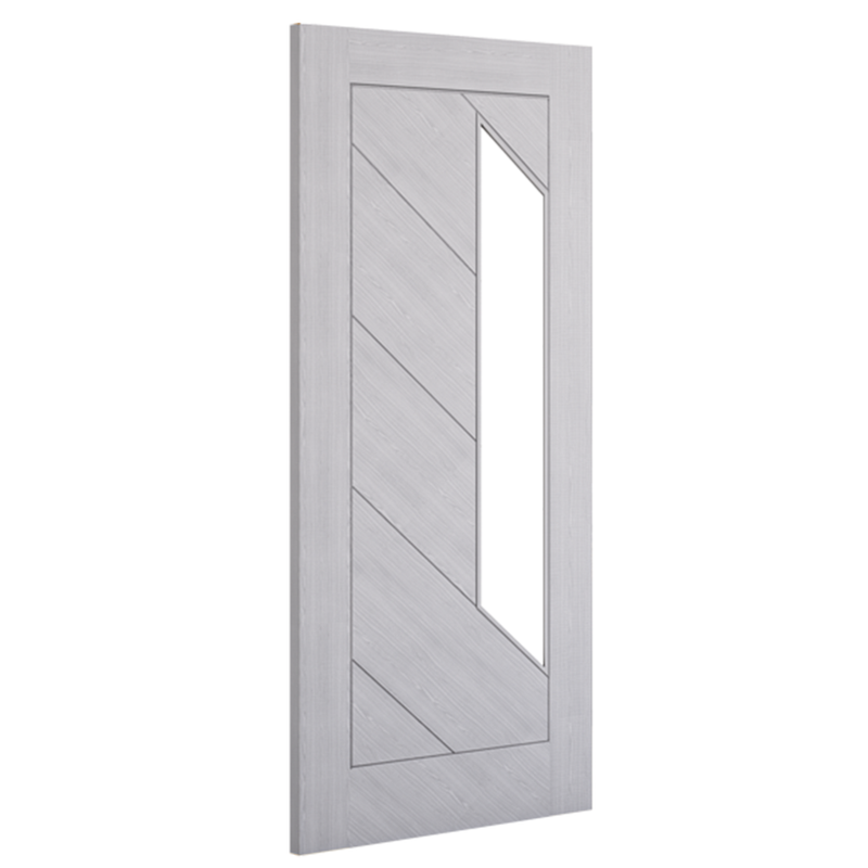 Torino Light Grey Ash Glazed FD30 FSC Internal Fire Door