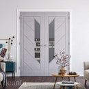 Torino Light Grey Ash Glazed FD30 FSC Internal Fire Door Internal Door Deanta 