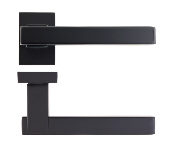 Argo Matt Black Finish Handle Hardware Deanta 