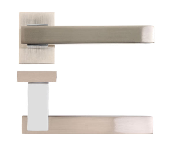 Argo Satin Nickel & Chrome Polish Finish Handle Hardware Deanta 