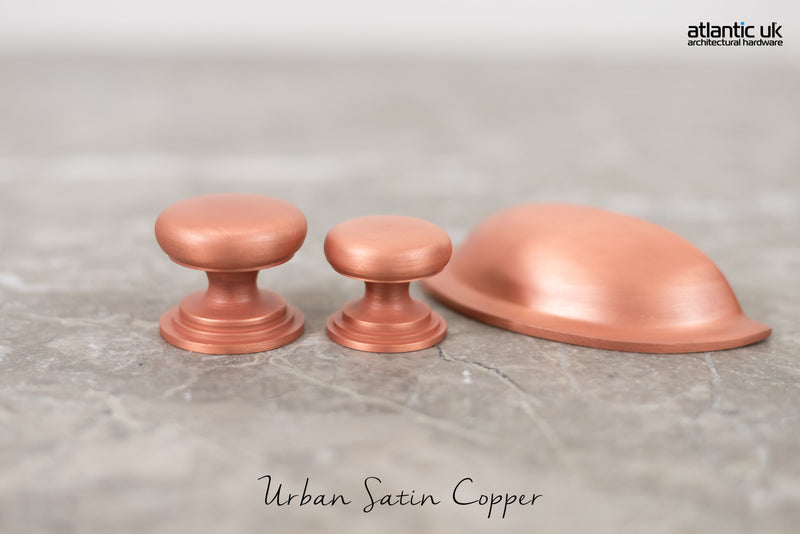 Old English Lincoln Solid Brass Victorian Cabinet Knob Concealed Fix (Latch & Hinges Included)