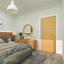 Valencia Prefinished Oak FSC Internal Door Internal Door Deanta 