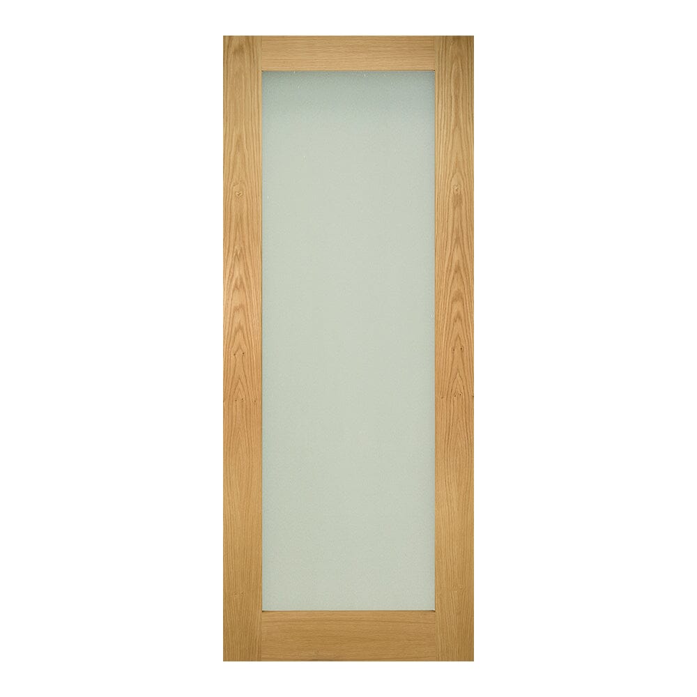 Walden Unfinished Oak Frosted Glazed Internal Door Internal Door Deanta 