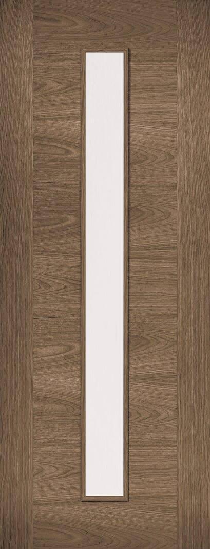 Walnut Sofia Glazed 1 Light Pre-Finished Internal Door Internal Door LPD Doors 