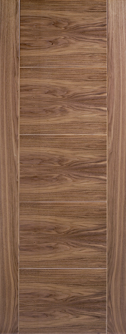 Walnut Vancouver 5 Panel Pre-Finished Internal Door