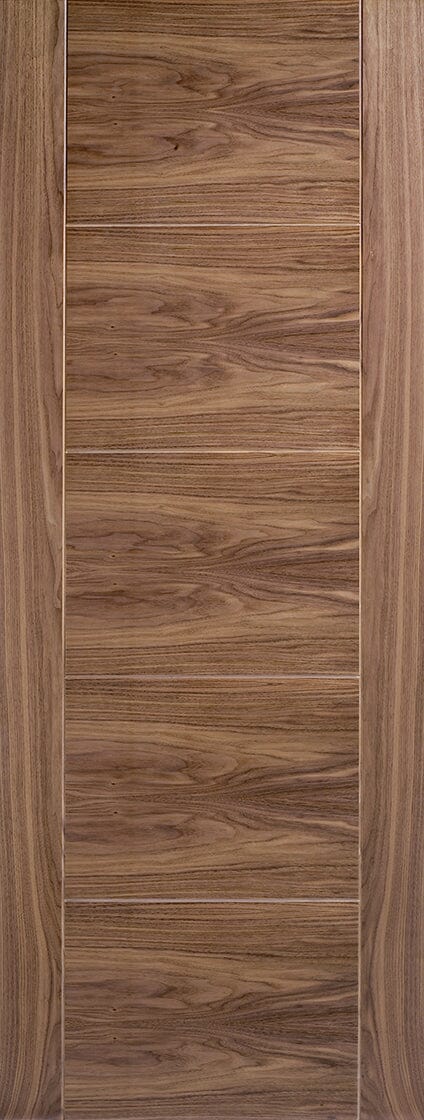 Walnut Vancouver 5 Panel Pre-Finished Internal Fire Door FD30 Internal Fire Door LPD Doors 