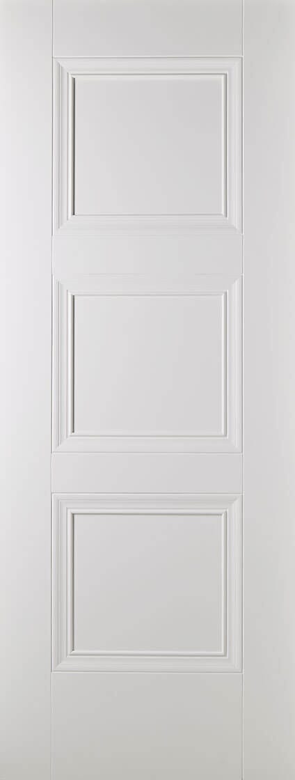 White Amsterdam Primed Plus Internal Door Internal Door LPD Doors 