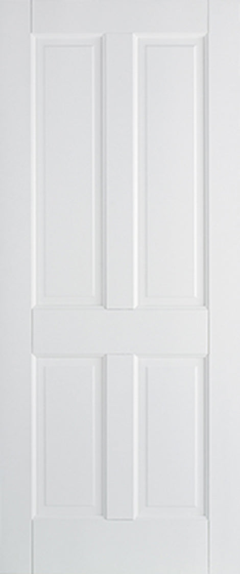 White Canterbury 4 Panel Primed Internal Fire Door FD30