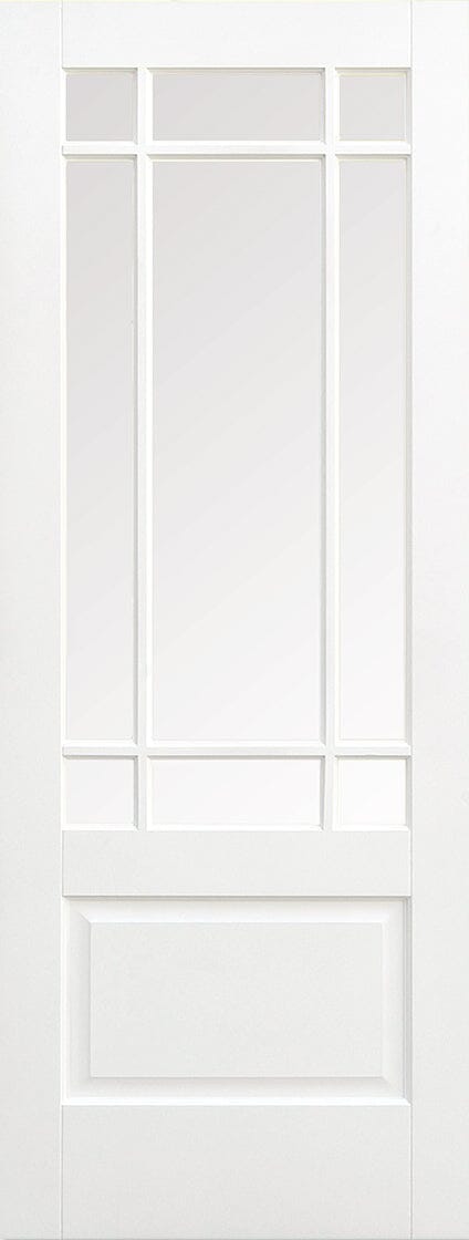 White Downham Glazed 9 Light Primed Internal Door Internal Door LPD Doors 