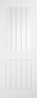 White Laminate Cottage Glazed Pre-Finished Internal Door Internal Door LPD Doors 