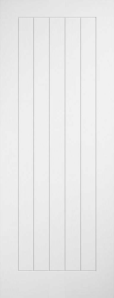 White Laminate Cottage Pre-Finished Internal Fire Door FD30 Internal Fire Door LPD Doors 