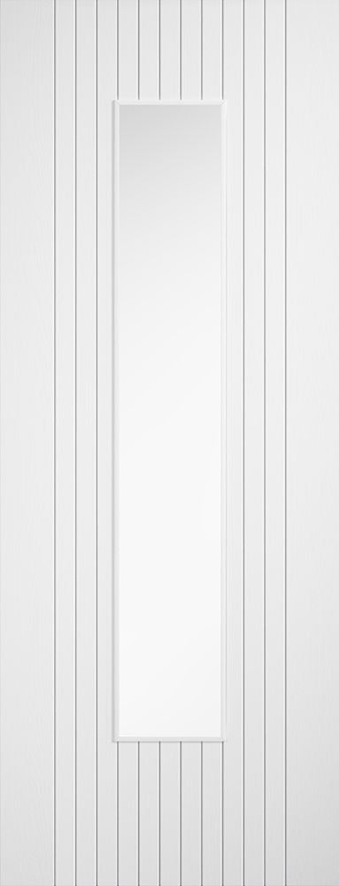 White Laminate Sydney Glazed Pre-Finished Internal Door Internal Door LPD Doors 