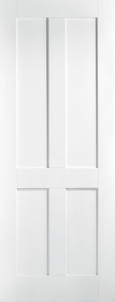 White London 4 Panel Primed Internal Fire Door FD30 Internal Fire Door LPD Doors 