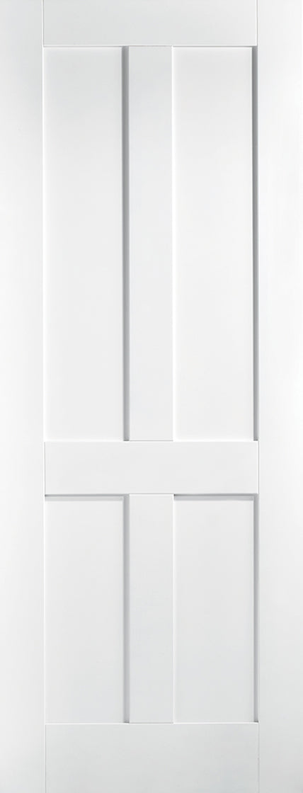 White London 4 Panel Primed Internal Fire Door FD30