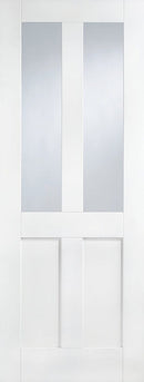 White London Glazed 2 Light Primed Internal Door Internal Door LPD Doors 