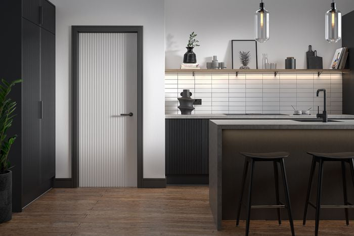 White Melbourne Primed Internal Door Internal Door LPD Doors 