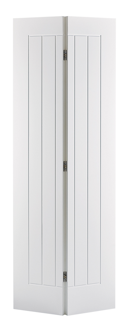 White Mexicano Bifold Internal Bifold Door