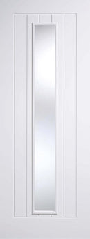White Mexicano Glazed 1 Light Primed Internal Door Internal Door LPD Doors 