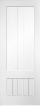 White Mexicano 3/4 Glazed Primed Internal Door Internal Door LPD Doors 
