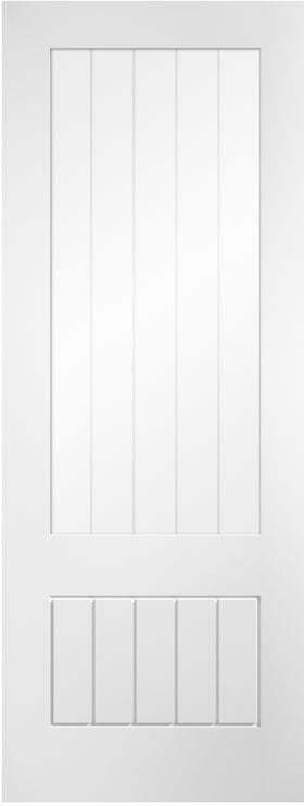 White Mexicano 3/4 Glazed Primed Internal Door Internal Door LPD Doors 