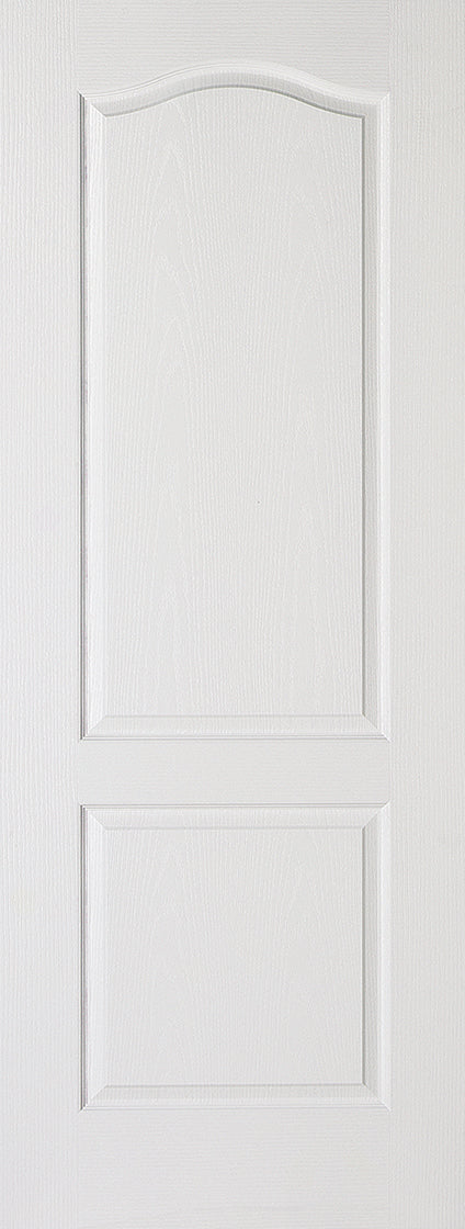 White Moulded Classical 2 Panel Primed Internal Fire Door FD30