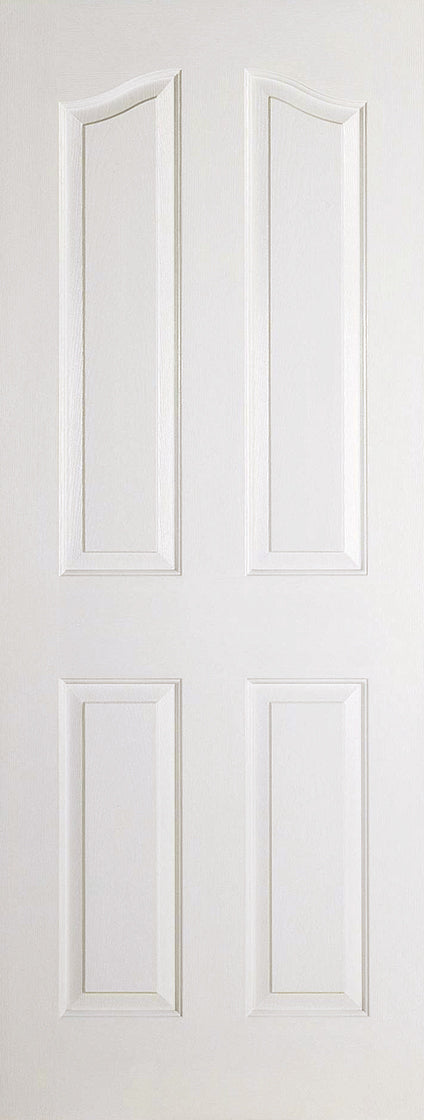 White Moulded Mayfair 4 Panel Primed Internal Door