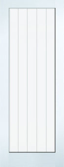 White Moulded Textured Vertical 1 Light Primed Internal Door Internal Door LPD Doors 